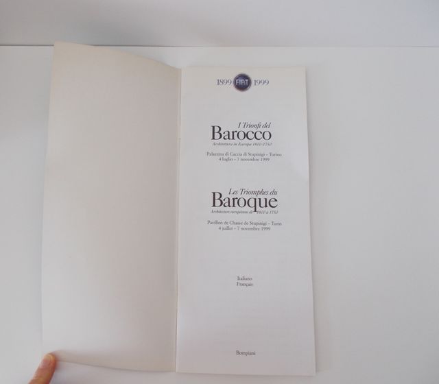 Libretto Mostra I Trionfi del Barocco 1999