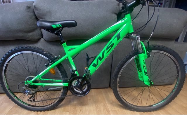 Bicicleta Montaña WST 24 Aluminio