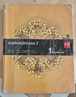 Libro matemáticas 1 bachiller