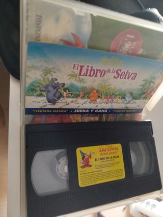 VHS El Libro de la Selva Disney