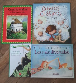 Pack 4 libros infantiles de cuentos clasicos