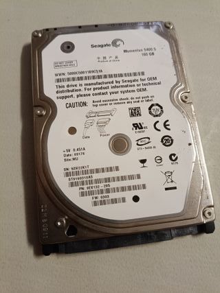 Disco Duro Seagate 2.5 160GB