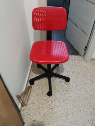 Silla de escritorio roja