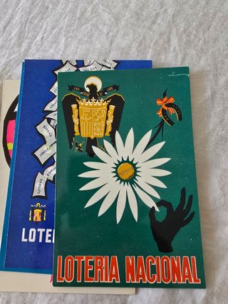 Postales Antiguas 1958 de lotería Nacional
