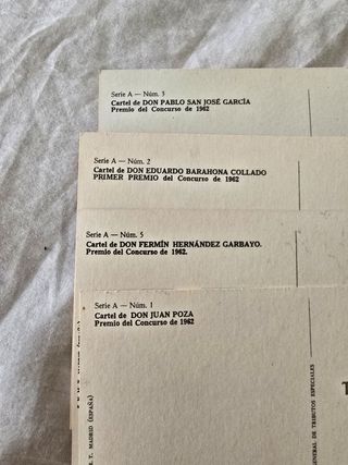 Postales Antiguas 1958 de lotería Nacional