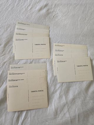 Postales Antiguas 1958 de lotería Nacional