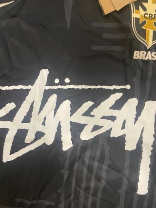 Maglietta Nike Brasile x Stüssy Nera