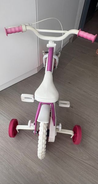 Bicicleta infantil rosa 3-4 años