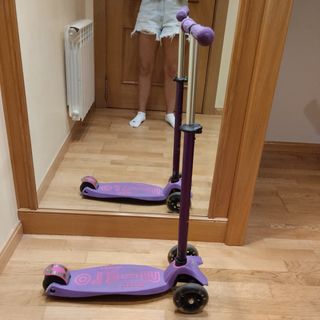 Patín infantil morado Micro
