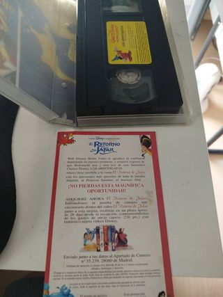 VHS Los Aristogatos Disney Español