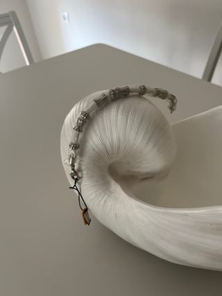 Pulsera de plata con eslabones
