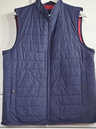 Chaleco acolchado azul hombre