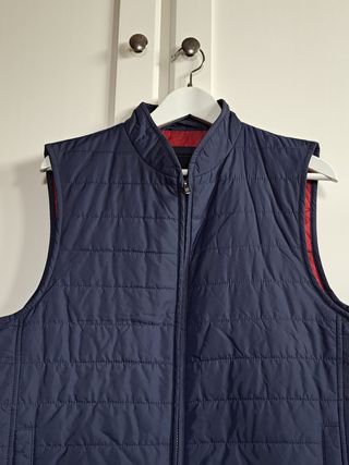 Chaleco acolchado azul hombre