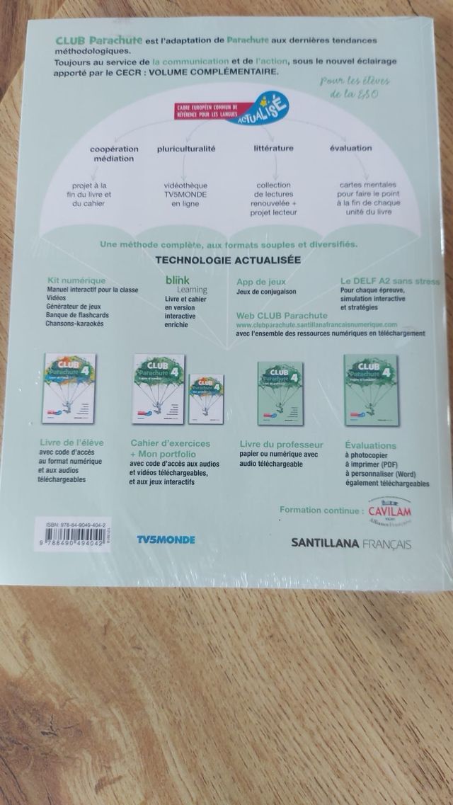 parachute, cahier de frances 4