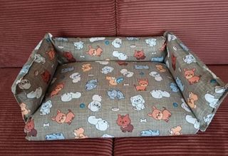 Cuccia per cani/gatti con stampa cuccioli