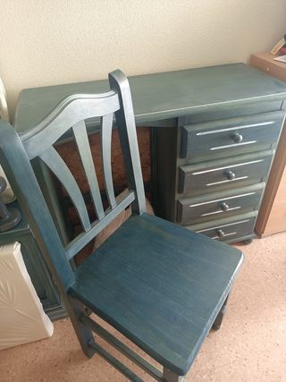 Silla de escritorio de madera