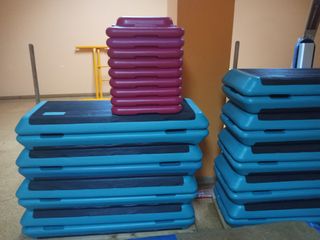 Bases y alturas step color verde 