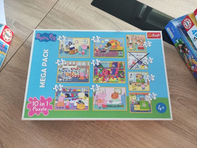 Pack 9 Puzzles Peppa Pig Trefl 48/35/20 Piezas
