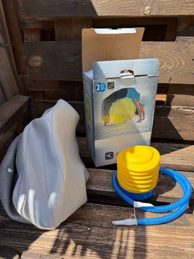 Pelota de Pilates + Bomba inflado