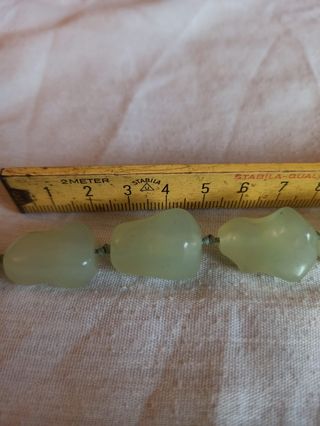 Collar de jade vintage