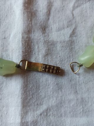 Collar de jade vintage