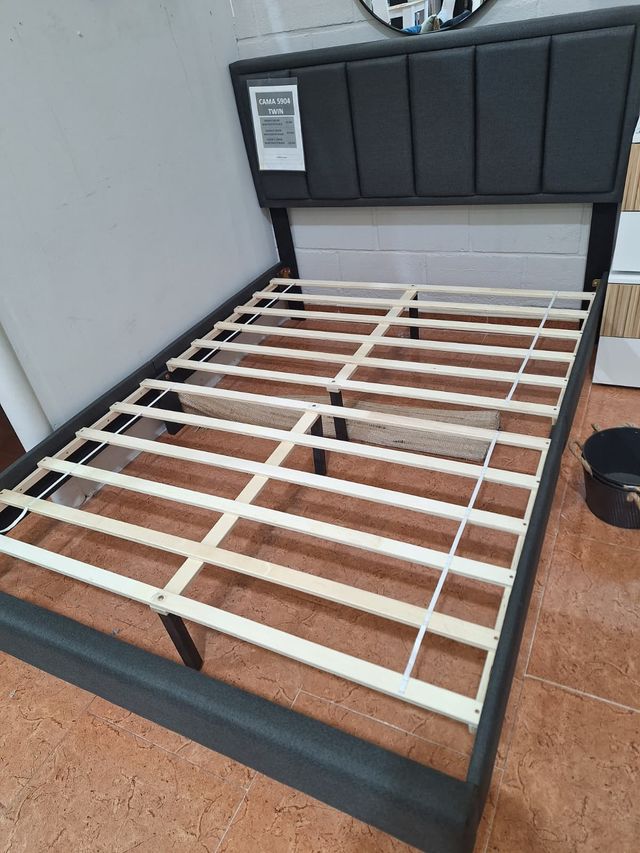 Cama 135x190 con cabecero