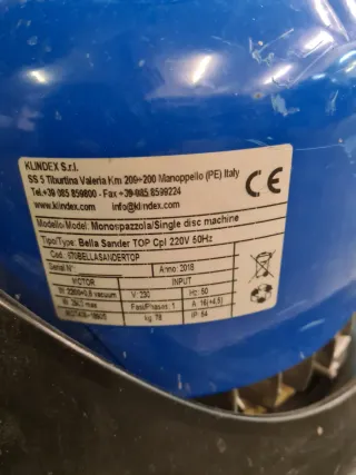 Maquina Lijadora parquet orbital planetaria