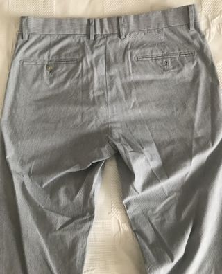 Pantalón Dockers Gris Mil Rayas Finas