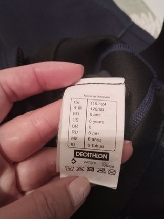 Trajes de Neopreno OLAIAN Azul/Gris