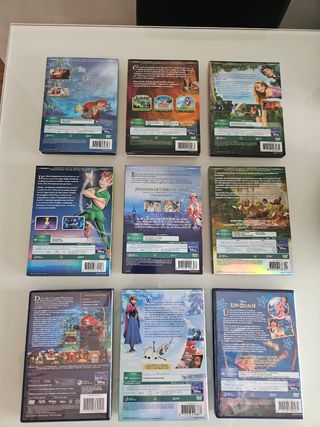 Lote 9 Películas Disney DVD (Español)