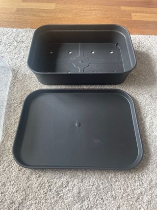 Mini invernadero con tapa