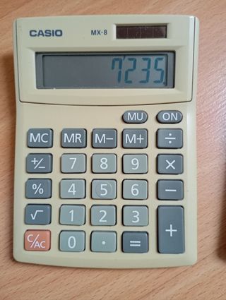 Calculadora solar Casio MX-8