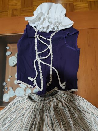 Traje medieval niña