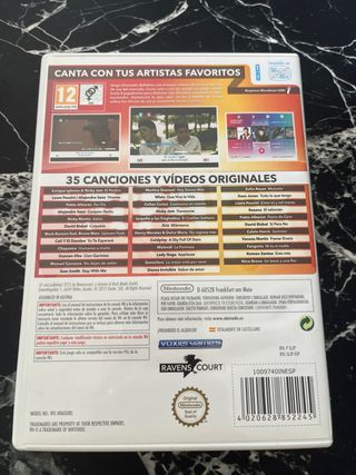 Wii Let's Sing 8 Versión Española Karaoke