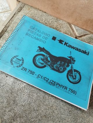 Manual Kawasaki ZR 750 Zephyr Recambio