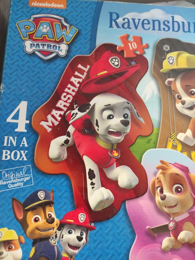 Puzzles Ravensburger Patrulla Canina 4 en 1