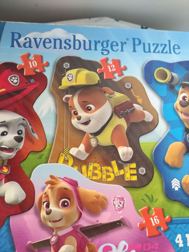 Puzzles Ravensburger Patrulla Canina 4 en 1