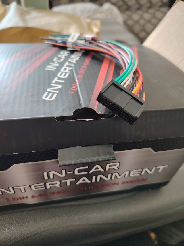 Radio Pantalla Coche Negra