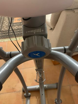 Bicicleta Elíptica Gris y Azul