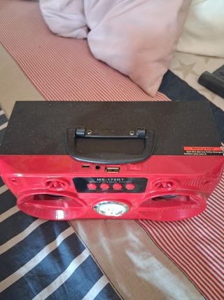 Altavoz Bluetooth MS-178BT Rojo