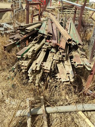 Canastas para puntales y encofrado muro con