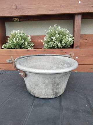 Vecchia Pentola Alluminio Paiolo Anni 50-60