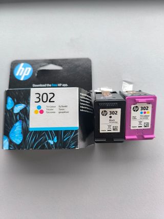 Cartuchos HP 302 Negro y Tricolor