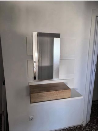 Mueble recibidor habitdesign con espejo sin estren