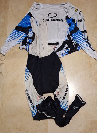 Conjunto Ciclismo Orbea Maillot y Culotte talla L