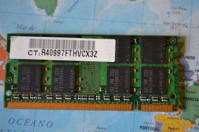 Memoria RAM Samsung Portátil Lote N2