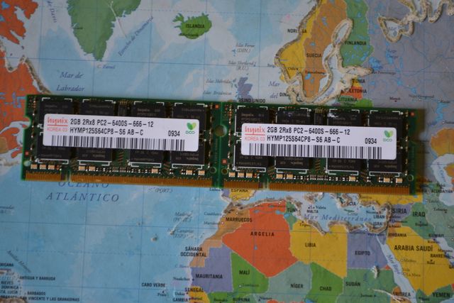 Memoria RAM Hynix 2GB PC2-6400S