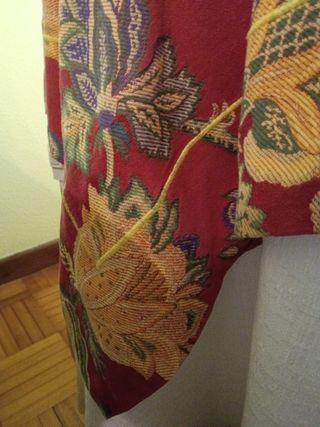 Faldón para cortinas estampado floral