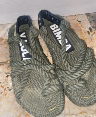 Sandalias Bimba y Lola verde oliva
