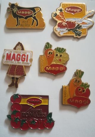 Lote Pins MAGGI Vintage 